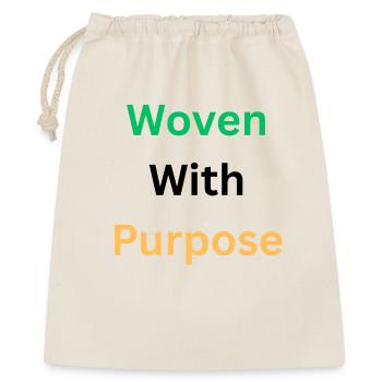 Woven Purpose Inspirational Graphic - Gift Bag 40 x 50 cm - nature - Front