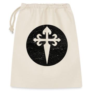 Cross of St. James Black Circle Illustration - Gift Bag 40 x 50 cm - nature - Front