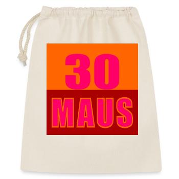 30th Birthday Mouse - Gift Bag 40 x 50 cm - nature - Front