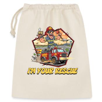 Rescue Firefighter Adventure Design - Gift Bag 40 x 50 cm - nature - Front