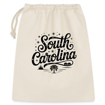 South Carolina - Souvenir USA State Design - Geschenkbeutel aus Baumwolle (40 x 50 cm) - Natur - Vorne