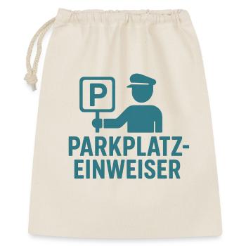 Parking attendant design - Gift Bag 40 x 50 cm - nature - Front
