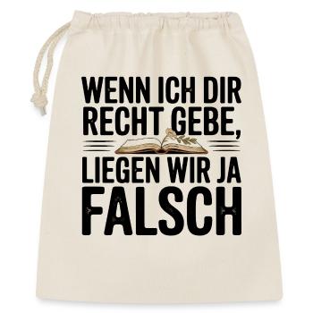 Bookish Mom Vintage Livre Ouvert avec Fleur - Sac cadeau 40 x 50 cm - nature - Devant
