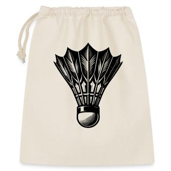 Badminton – Vainqueur du tournoi de match - Sac cadeau 40 x 50 cm - nature - Devant