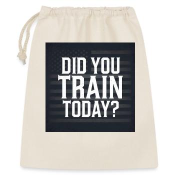 Citation inspirante de motivation pour le fitness - Sac cadeau 40 x 50 cm - nature - Devant