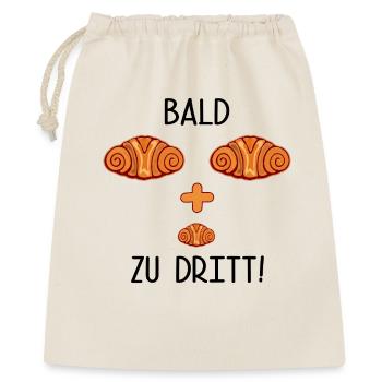 PREGNANCY BABY ANNOUNCE FRANZBRÖTCHEN - Gift Bag 40 x 50 cm - nature - Front