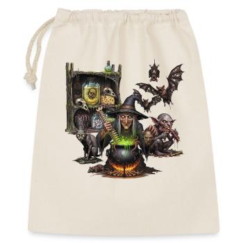 Dark Gothic Witch and Beasts, Fantasy Art - Gift Bag 40 x 50 cm - nature - Front
