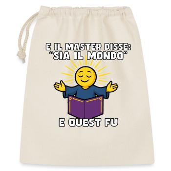 Que le monde – Et c’était - Sac cadeau 40 x 50 cm - nature - Devant