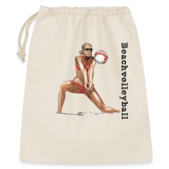 Ballon de volley-ball Diva Rouge - Sac cadeau 40 x 50 cm - nature - Devant