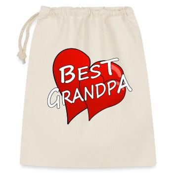 meilleur grand-père - Sac cadeau 40 x 50 cm - nature - Devant
