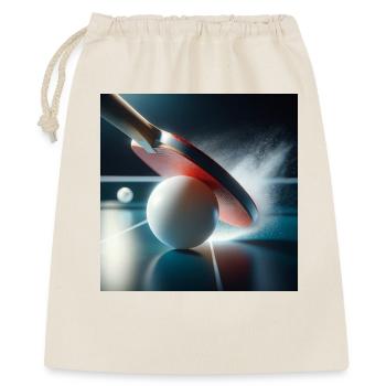 Sports, tennis de table - Sac cadeau 40 x 50 cm - nature - Devant