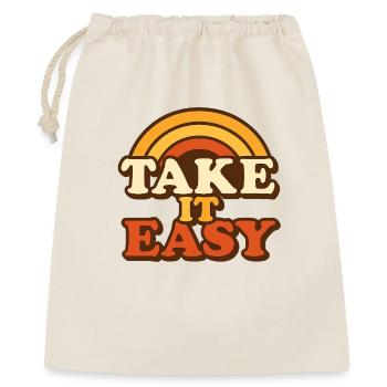 Retro Take It Easy - Gift Bag 40 x 50 cm - nature - Front
