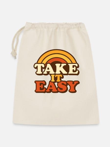 Retro Take It Easy - Gift Bag 40 x 50 cm - nature