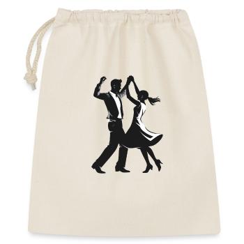 Dancing Couple - Cool Silhouette Logo - Gift Bag 40 x 50 cm - nature - Front