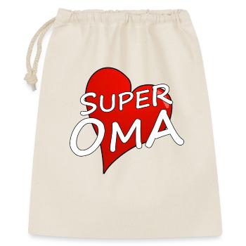 Super mamie - Sac cadeau 40 x 50 cm - nature - Devant