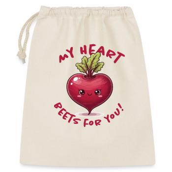 Heart Love Message - Gift Bag 40 x 50 cm - nature - Front
