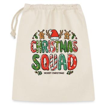 Escouade de Noël - Sac cadeau 40 x 50 cm - nature - Devant
