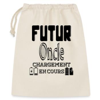 Futur Oncle Chargement En Cours - Sac cadeau 40 x 50 cm - nature - Devant