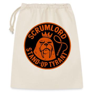 Scrum Lord StandUp Tyrant - Geschenkbeutel aus Baumwolle (40 x 50 cm) - Natur - Vorne