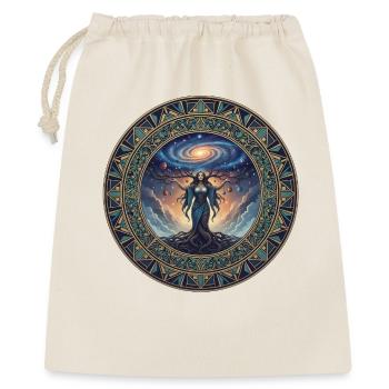 Mandala de Gaïa Cosmique - Sac cadeau 40 x 50 cm - nature - Devant