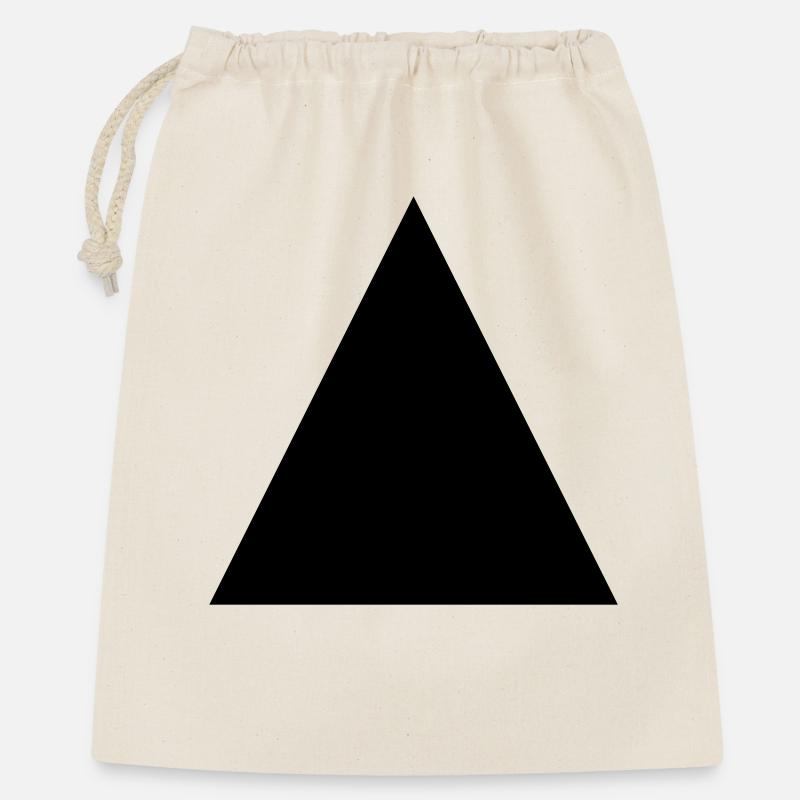 Triangle - Sac cadeau 40 x 50 cm - nature