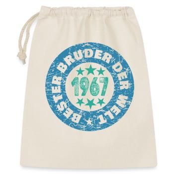 Bruder 1967 - Geschenkbeutel aus Baumwolle (40 x 50 cm) - Natur - Vorne