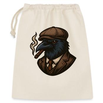 Crow Gangster avec Cigare - Sac cadeau 40 x 50 cm - nature - Devant