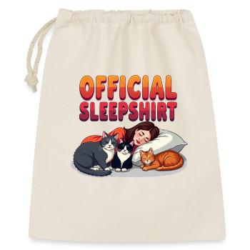 Official Sleep Shirt Cats - Gift Bag 40 x 50 cm - nature - Front