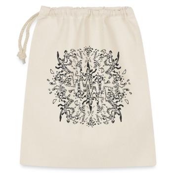 Motif d’ornement kaléidoscopique - Sac cadeau 40 x 50 cm - nature - Devant