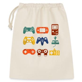 Retro Game Console - Gift Bag 40 x 50 cm - nature - Front