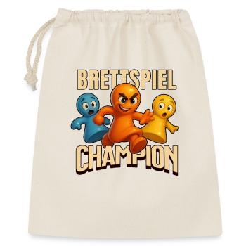 Game Night Board Game Champion Game Pieces - Gift Bag 40 x 50 cm - nature - Front