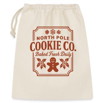 North Pole Cookie Co Cookie Logo - Gift Bag 40 x 50 cm - nature - Front
