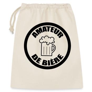 Bierliebhaber | Alkohol - Geschenkbeutel aus Baumwolle (40 x 50 cm) - Natur - Vorne