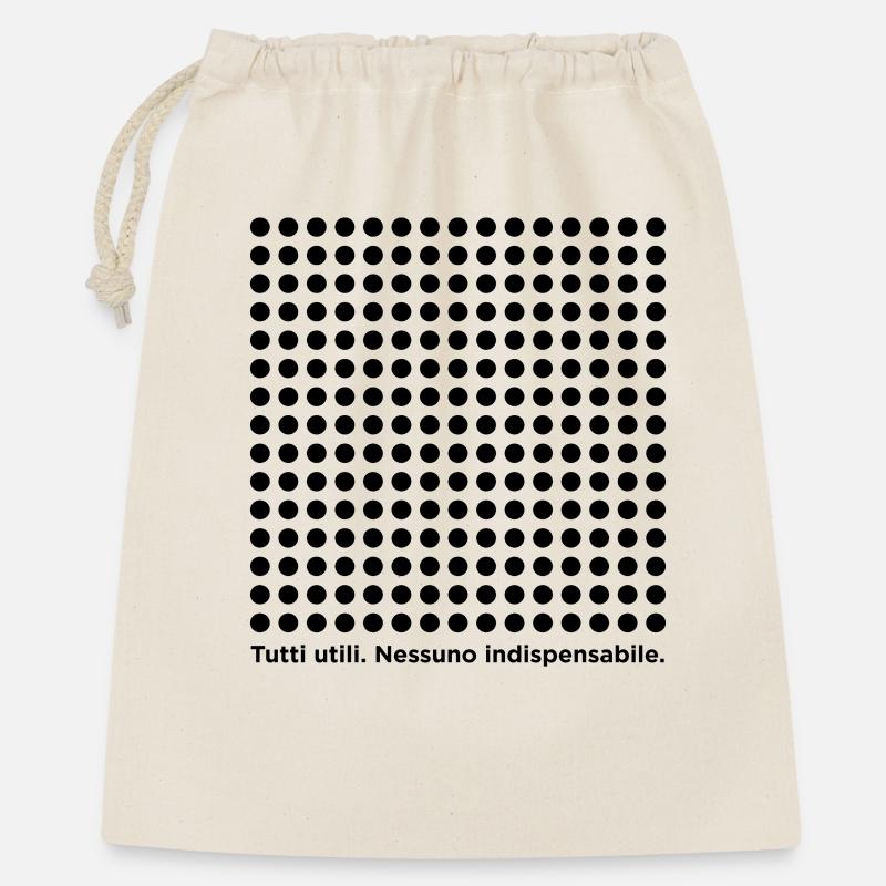 All useful, none indispensable - Gift Bag 40 x 50 cm - nature