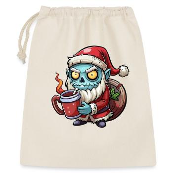 Undead Santa Coffee Chaos - Gift Bag 40 x 50 cm - nature - Front