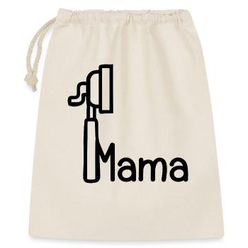 Machine à café Porte-filtre Mama - Sac cadeau 40 x 50 cm - nature - Devant