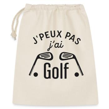 I can't I have Golf - Gift Bag 40 x 50 cm - nature - Front