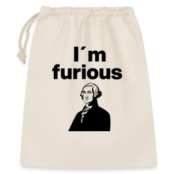 I'm Furious About Politics - Gift Bag 40 x 50 cm - nature - Front