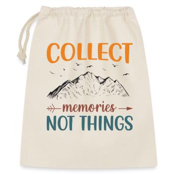Montagnes - Collectez des souvenirs, pas des choses - Sac cadeau 40 x 50 cm - nature - Devant