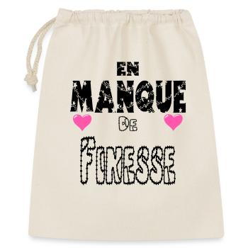 En Manque de Finesse - Sac cadeau 40 x 50 cm - nature - Devant