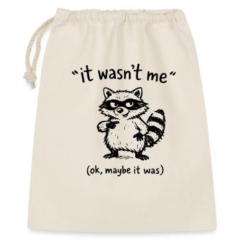 Ce n’était pas moi, d’accord, peut-être que c’était Raccoon - Sac cadeau 40 x 50 cm - nature - Devant