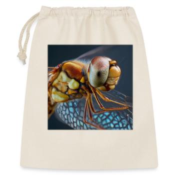 Extreme Dragonflies Macro Portrait Graphique de la Faune - Sac cadeau 40 x 50 cm - nature - Devant