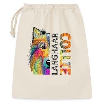 collie - Gift Bag 40 x 50 cm - nature - Front