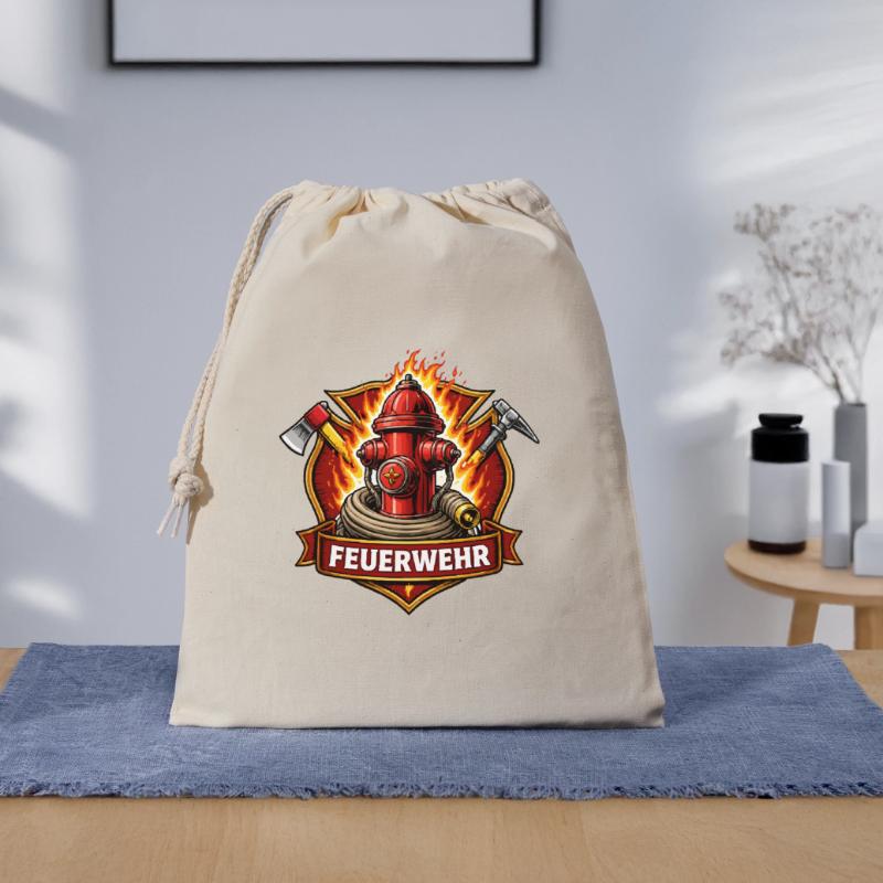 Fire Brigade Fire Hydrant Emblem Gift Bag 40 x 50 cm