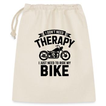 I dont need Therapy, I just need to RIde my Bike  - Gift Bag 40 x 50 cm - nature - Front