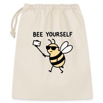 Selfie Bee with Sunglasses - Bee Yourself - Gift Bag 40 x 50 cm - nature - Front