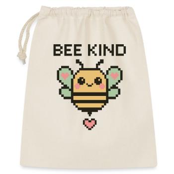 Enfant Abeille - Abeille Pixel avec des Cœurs - Sac cadeau 40 x 50 cm - nature - Devant