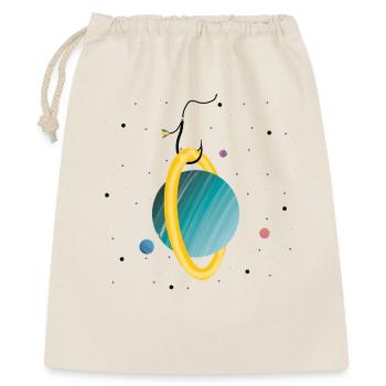 Planète accrochée (2/3) - Sac cadeau 40 x 50 cm - nature - Devant