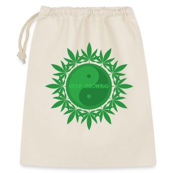 Keep Growing - Geschenkbeutel aus Baumwolle (40 x 50 cm) - Natur - Vorne