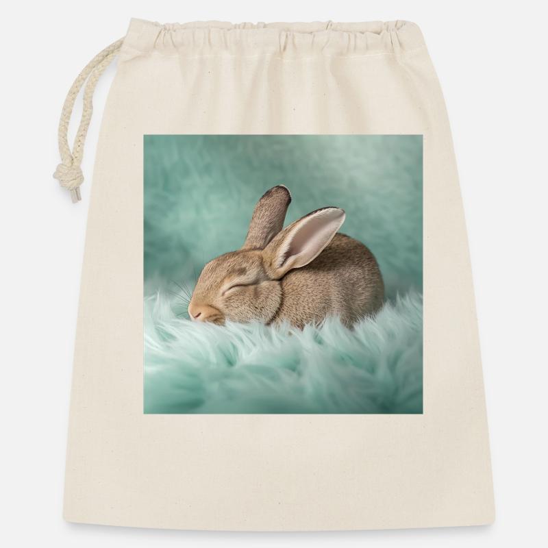 Rabbit Neon Dreams - Gift Bag 40 x 50 cm - nature